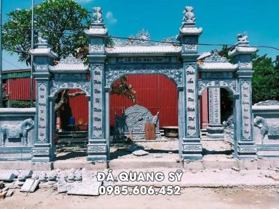 Cổng đá Nhà thờ họ cũng là Mẫu Cổng tam quan Nhà thờ họ/Tổ, Từ đường.