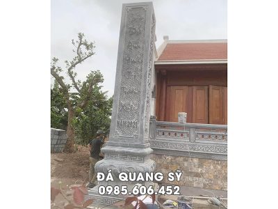 Mẫu Cột đẹp với câu đối nhà thờ họ hay và ý nghĩa.