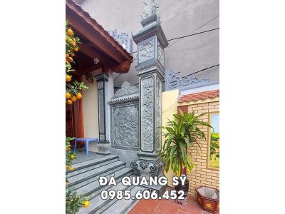 Cột đồng trụ Nhà thờ họ (Cột vách Nhà thờ họ)
