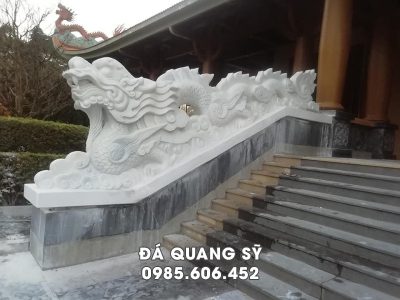 Mẫu Rồng đá trắng, Rồng đá tự nhiên cho Đình, Đền, Chùa