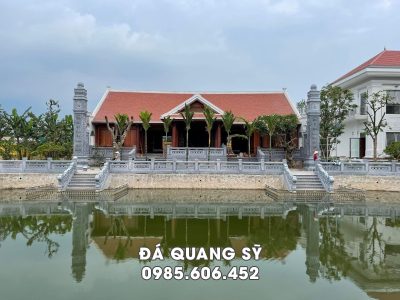 Đá Quang Sỹ Ninh Bình thi công các hạng mục đá cho Nhà thờ họ/tổ, Từ đường, Đình, Đền, Chùa, Điện thờ, Khu Lăng thờ Uy tín.