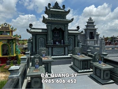 Khu Lăng Mộ đá gia đình đẹp nên tham khảo khi xây/sửa lăng mộ gia đình, dòng họ.