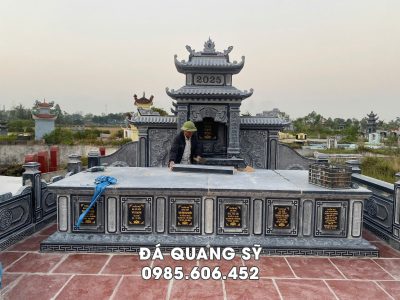 Khu Lăng Mộ đá đẹp tại Ninh Bình - Đá Quang Sỹ tư vấn, thi công, hoàn thiện.