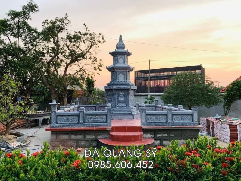 Lăng Mộ tháp đá, bảo tháp đá đẹp, chất lượng, đá nguyên khối.