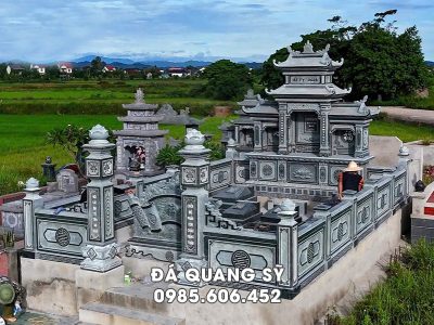 Khu Lăng Mộ đá đẹp, chất lượng cao do Đá Quang Sỹ Ninh Bình xây dựng, hoàn thiện.