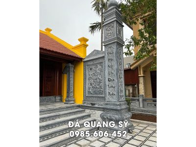 Mẫu Cột đá đồng trụ Nhà thờ họ/tổ, Từ đường hay các công trình tâm linh.