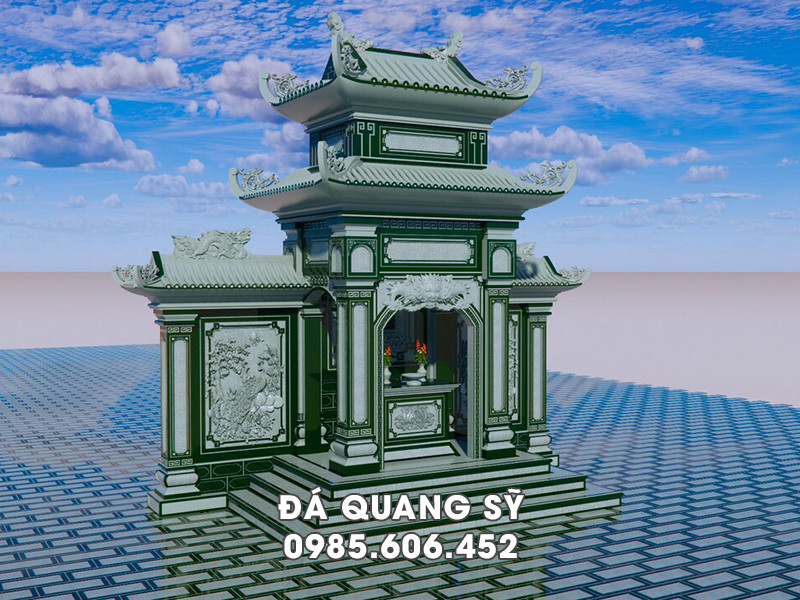 Mẫu Lăng thờ tổ - Lầu thờ đá cho Mộ tổ gia tộc, dòng họ.