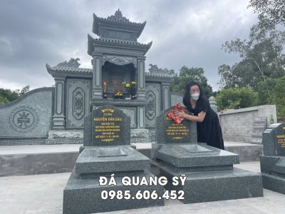 Xây sửa mộ phần bằng Mẫu Mộ granite chất lượng cao.