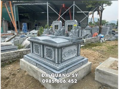 Báo Giá Mộ Đá Đôi Mới Nhất 2026 – Đá Xanh Nguyên Khối