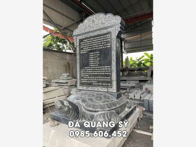 Bia đá Rùa - Bia đội Rùa bằng đá xanh nguyên khối chất lượng.