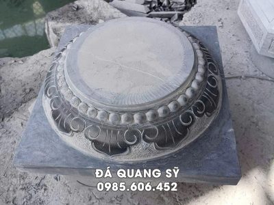 Kê Cột Gỗ Đẹp – Chân Cột Đá Tự Nhiên Chạm Khắc Tinh Xảo