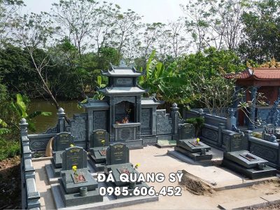 Hướng đẫn xây lăng mộ đá chuẩn cho gia đình, dòng họ