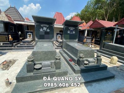 Mẫu Mồ đá granite đẹp tại Nhà Mồ ở Miền Tây