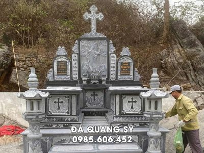 Lăng Mộ đôi công giáo đẹp cho Bố Mẹ - Ông Bà