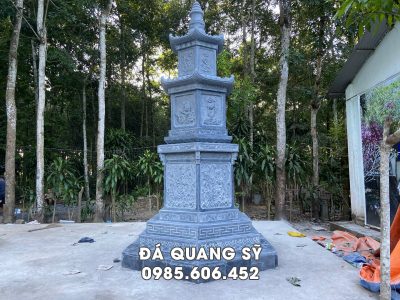 Mẫu Mộ tháp đá khối chất lượng, phù hợp với nhiều Sư Thầy, Hòa Thượng, Thượng Tọa, Trụ Trì tại Chùa