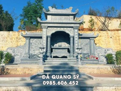 Lăng thờ tổ tại khu Lăng Mộ dòng họ đẹp, khang trang.