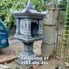 Lắp đặt Cây Hương đá 1 mái thờ thần linh tại Sân Vườn Ngoài trời