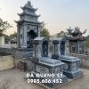 Lắp đặt Mộ đá 1 mái và Lăng thờ đá 3 mái tại Khu Lăng Mộ Bố Mẹ