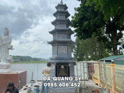 Xây Tháp đá Hòa Thượng - Bảo tháp đá phật giáo cho Hòa Thượng tại Đồng Tháp