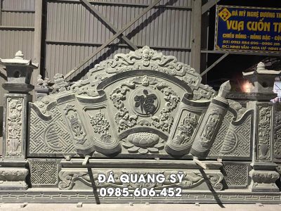 Mẫu Cuốn thư ngũ phúc lâm môn đẹp cho Nhà thờ họ/tổ, Từ đường.