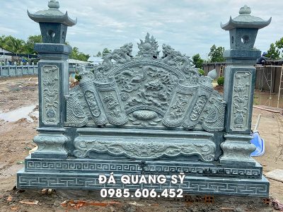 Mẫu Cuốn thư đá Long Cuốn thủy đẹp, chuẩn