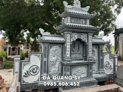 Mẫu Lăng thờ đẹp đá xanh rêu Thanh Hóa