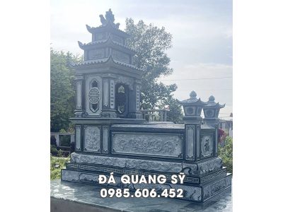 Mẫu Mộ 3 mái đẹp 2026 (mộ đá 3 mái)