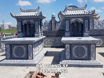Mẫu Mộ đá 1 mái đẹp - Giá Mộ đá 1 mái Ninh Bình 2026