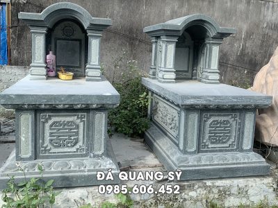 Mẫu Mộ đá 1 mái vòm đẹp - Mộ 1 mái Ninh Bình