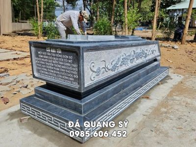 Mộ Đá Công Giáo Chôn 1 lần – Thiết Kế Mang Đậm Đức Tin