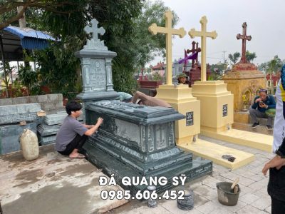 Xây Mồ đá công giáo tại Cà Mau uy tín, chất lượng cao, giá hợp lý
