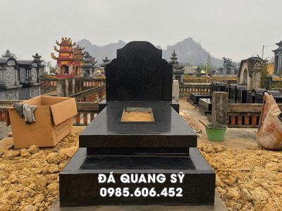 Mẫu Mộ đá đen – Mộ granite đen Campuchia