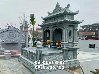 Mộ đá đôi nên xây khi nào chuẩn phong thủy - Liên hệ Đá Quang Sỹ Ninh Bình #Modadoi.