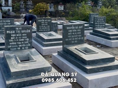 Địa Chỉ Làm Mộ Đá Xanh Rêu Nguyên Khối Ninh Bình - Đá Quang Sỹ