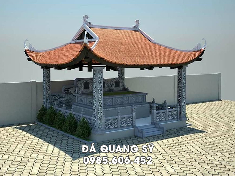 Thiết kế Nhà mồ đá Miền Tây đẹp