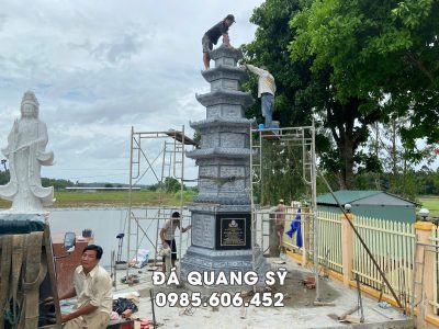 Xây Lăng Mộ tháp Miền Tây tại Chùa