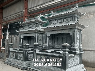 Xây Mộ Đá Đôi Trọn Gói – Đẹp, Bền, Giá Hợp Lý