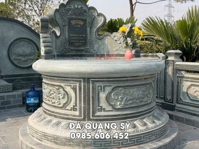 Xây Mộ Đá Tròn Trọn Gói – Đẹp, Bền, Chuẩn Phong Thủy