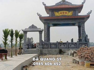 Xây Nhà Mồ Miền Tây - Mẫu Nhà Mồ đá Miền Tây đẹp, trang trọng.