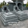 Mẫu Mộ đá xanh rêu đẹp, chất lượng tại Đá Quang Sỹ, làng nghề đá mỹ nghệ Ninh Bình.