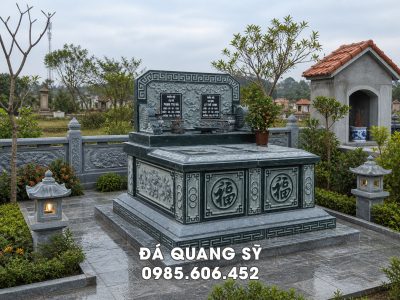 Chọn Mộ đá đôi cho Cha Mẹ loại có mái hay không mái