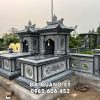 Kích thước Mẫu Mộ đá 1 mái đẹp (Mộ 1 mái) cho Cha Mẹ, Ông Bà