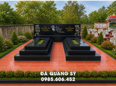 Kinh Nghiệm Xây Lăng Mộ đá Granite cho Cha Mẹ đẹp, trang trọng