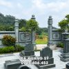 Mẫu Hàng Rào Đá - Tường Rào Đá Lăng Mộ Đá Gia Đình - Họ Tộc