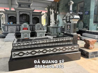 Thời điểm xây Mộ đá Công giáo 2026 tốt - Mẫu Mộ Công giáo đá granite cao cấp đẹp năm 2026