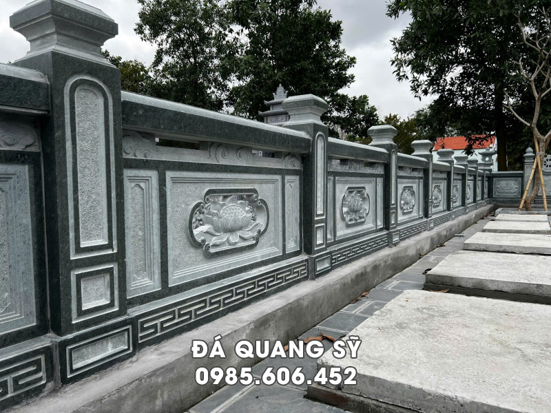 Tường Rào Đá tại Lăng Mộ đá gia đình đẹp, nguyên khối 14 Tường Rào Đá tại Lăng Mộ đá gia đình đẹp, nguyên khối