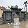 Cổng đá 1 mái Nhà thờ họ - Cổng đá Từ Đường