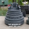Mẫu Mộ đá tròn đẹp 5 cấp nguyên khối, chuẩn phong thủy, tâm linh