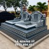 Báo giá Mộ đá đôi đẹp, lắp đặt toàn quốc - Đá mỹ nghệ Quang Sỹ