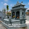 Mẫu Mộ đá đôi 2 mái đẹp - Báo giá Mộ đá đôi cao cấp hiện nay